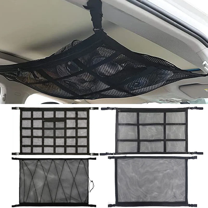 Car Roof Storage Organizer Mesh Bag