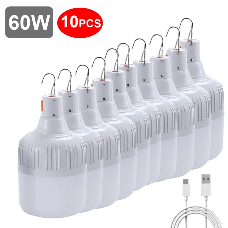 Rechargeable LED Camping Light Flashlight