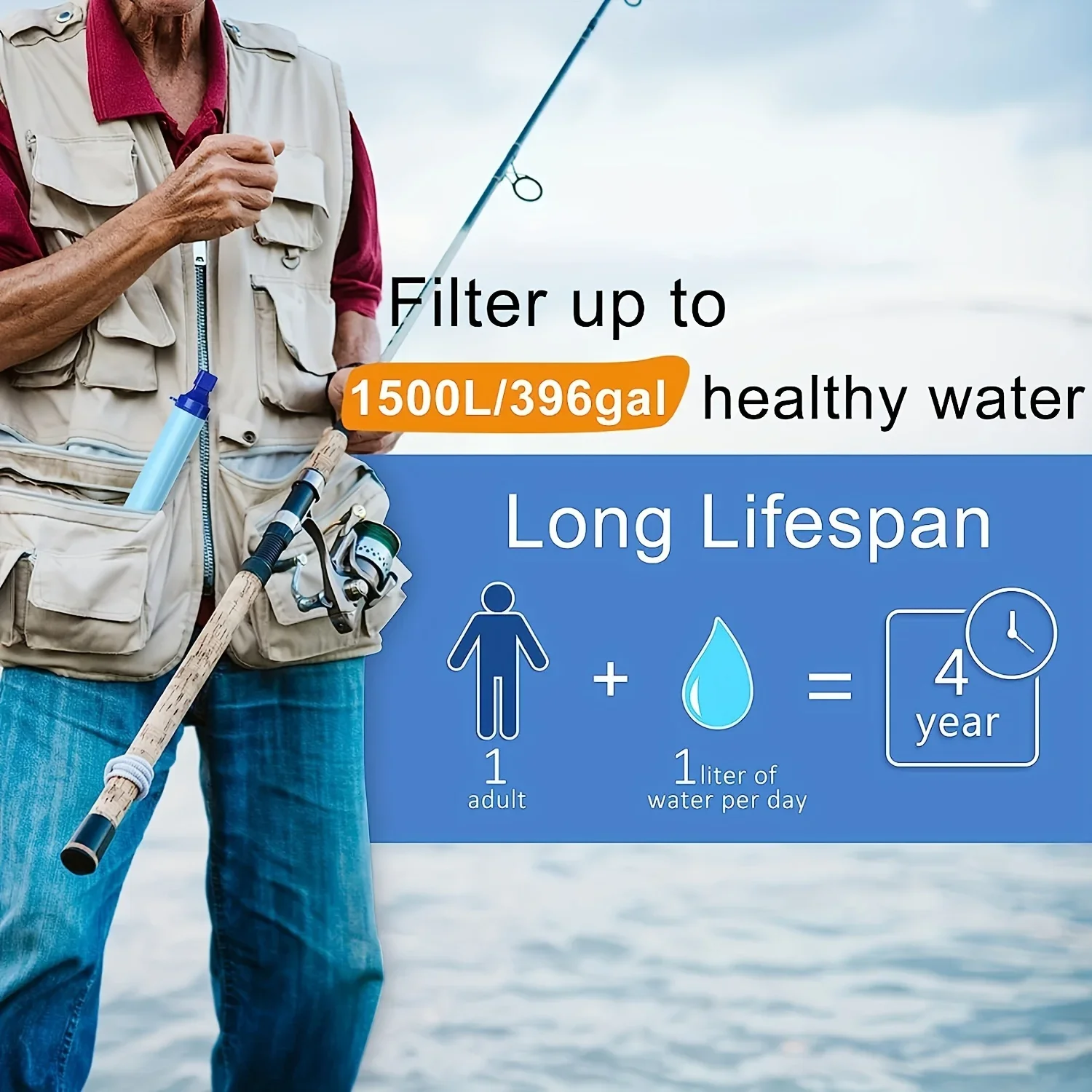 Ultra-Light 0.01 Micron Water Filter System 5 kf S19c863c919574d49ab97b80abeb002fey